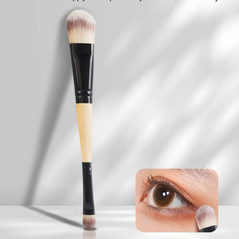 Dual-Use Eyeshadow and Foundation Brush Single Makeup Brush Fiber Soft Bristle Nose Shadow Foundation Brush Concealer
Dual-Use Eyeshadow and Foundation Brush Single Makeup Brush Fiber Soft Bristle Nose Shadow Foundation Brush Concealer