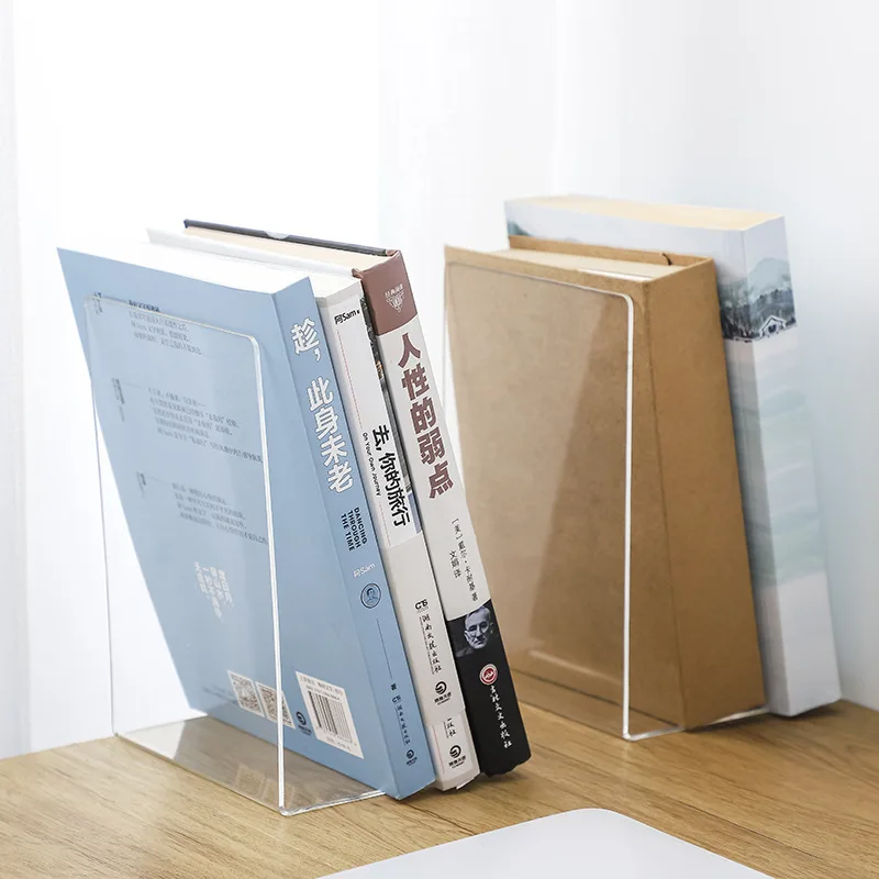 Прозрачные акриловые подставки для книжных полок, сверхпрочные подставки для книг и настольный органайзер, подставка для книг/фильмов/компакт-дисков
Прозрачные акриловые подставки для книжных полок, сверхпрочные подставки для книг и настольный органайзер, подставка для книг/фильмов/компакт-дисков