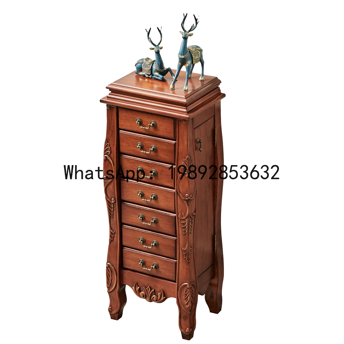 G1 American Style Five-Drawer Cabinet Solid Wood Bedroom Storage Cabinet Vintage Furniture Carved Organizer Cabinet
G1 American Style Five-Drawer Cabinet Solid Wood Bedroom Storage Cabinet Vintage Furniture Carved Organizer Cabinet