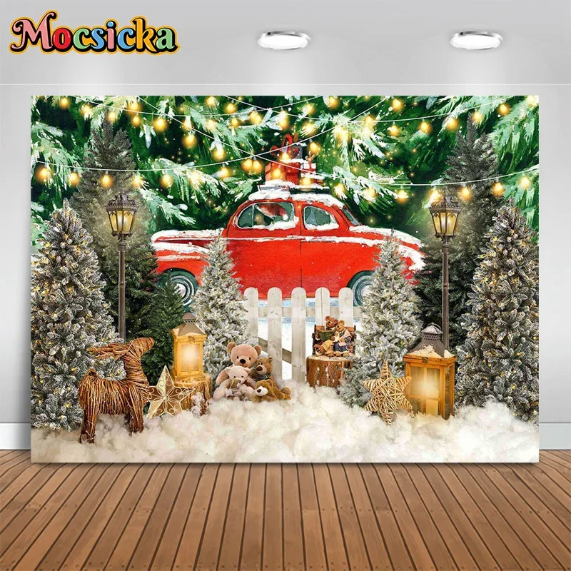 Mocsicka Christmas photography background car snow Xmas tree Kids family photo outdoor shooting cake smash props
Mocsicka Christmas photography background car snow Xmas tree Kids family photo outdoor shooting cake smash props