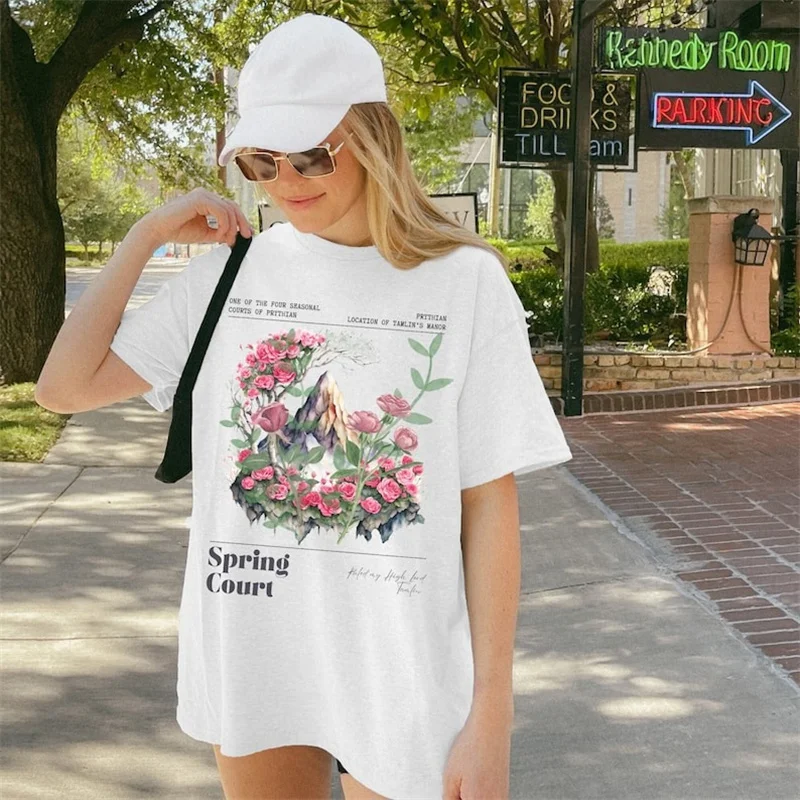 Red Rose Beautiful Pattern Printed Women's White T-Shirt Cartoon Trendy Casual Style Short Sleeved O-Neck Clothing Top T-Shirt
Red Rose Beautiful Pattern Printed Women's White T-Shirt Cartoon Trendy Casual Style Short Sleeved O-Neck Clothing Top T-Shirt