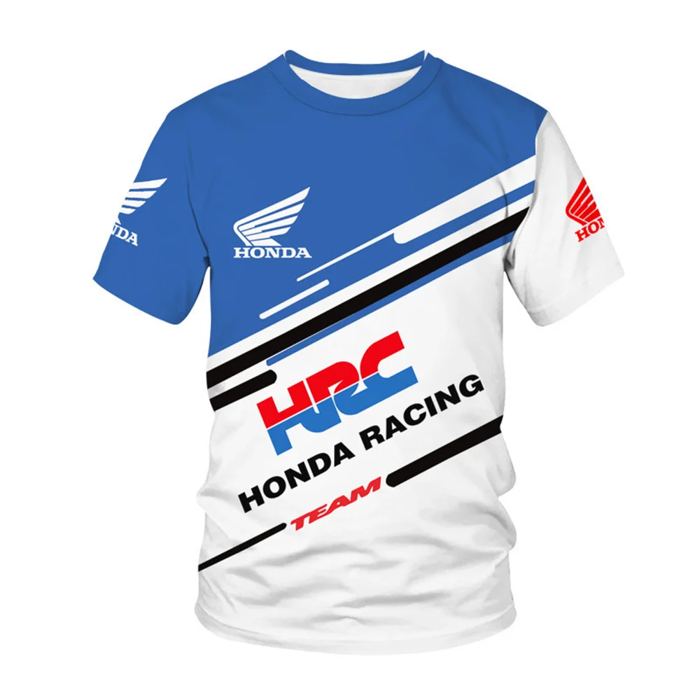 Honda HRC men's and women's 3D printed oversized T-shirt motorcycle racing streetwear hip-hop top
Honda HRC men's and women's 3D printed oversized T-shirt motorcycle racing streetwear hip-hop top
