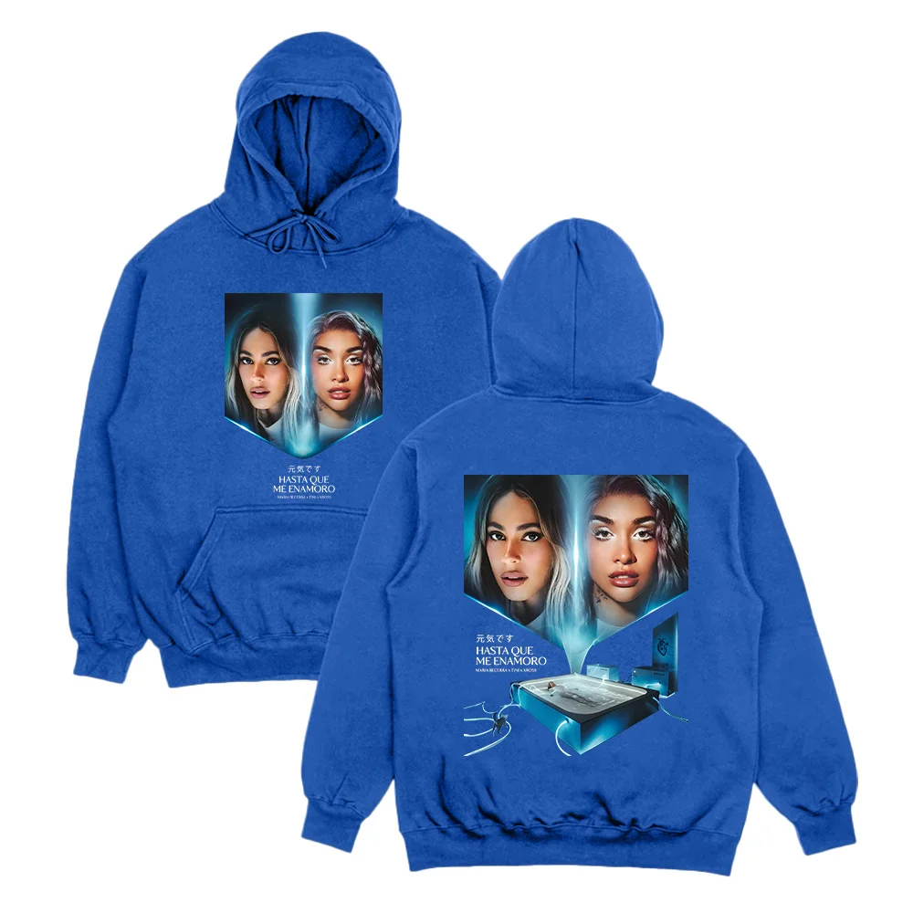 María Becerra & Tini HASTA QUE ME ENAMORO Hoodies Fashion Long Sleeve Streetwear Men Women Hooded Sweatshirt Y2K Hip Hop Clothes
María Becerra & Tini HASTA QUE ME ENAMORO Hoodies Fashion Long Sleeve Streetwear Men Women Hooded Sweatshirt Y2K Hip Hop Clothes