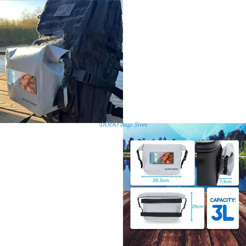 Large Capacity Lightweight PVC Dry Bag Casual Crossbody Bags For Hiking Beach Trip And Water
Large Capacity Lightweight PVC Dry Bag Casual Crossbody Bags For Hiking Beach Trip And Water