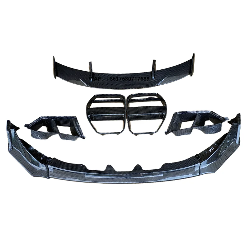 V-style Carbon Fiber for M4 M3 G80 G82 Carbon Fiber Front Lip Rear Spoiler Front Bumper air Intake Grille air Vent Body Kit
V-style Carbon Fiber for M4 M3 G80 G82 Carbon Fiber Front Lip Rear Spoiler Front Bumper air Intake Grille air Vent Body Kit