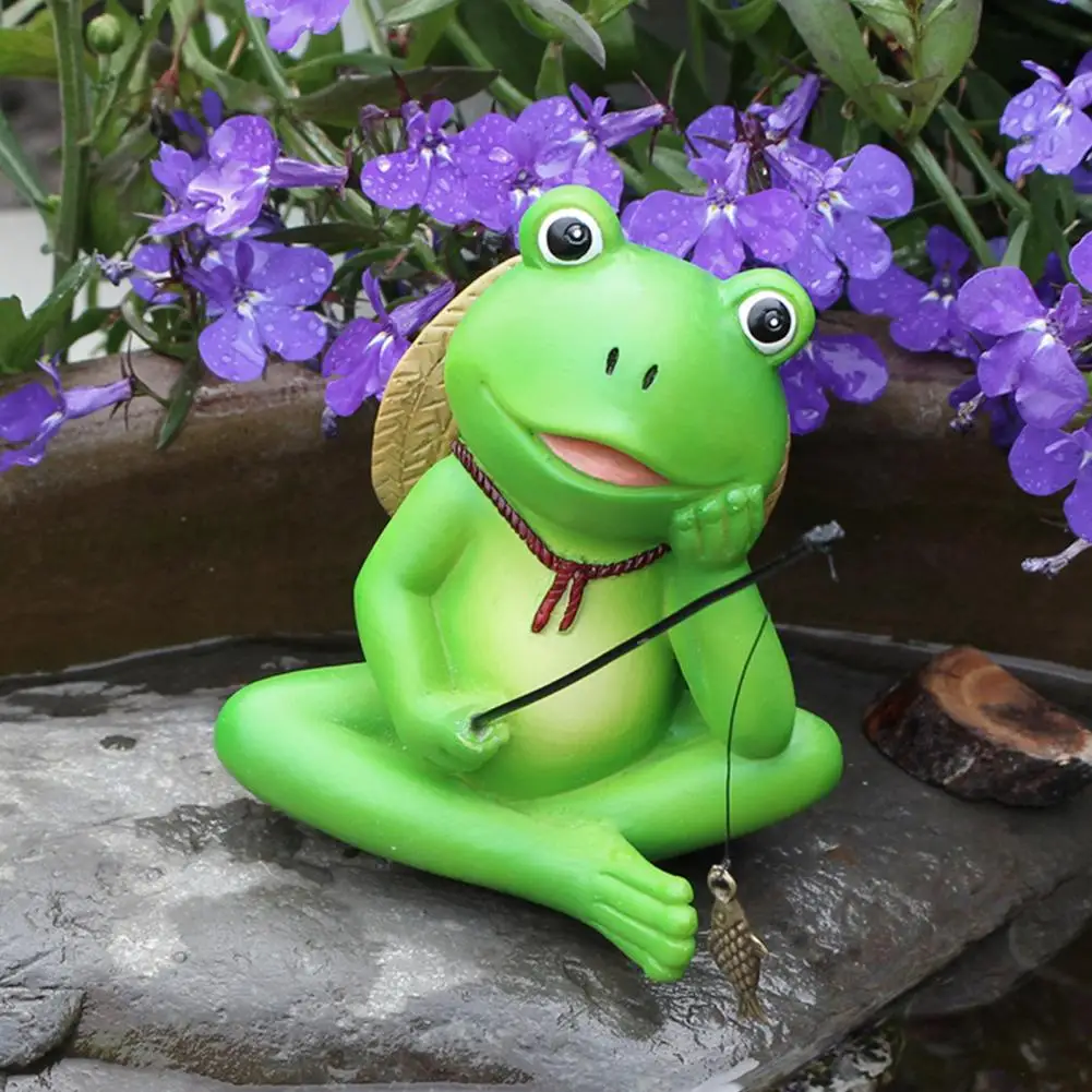 Resin Fishing Frog Figurine Garden Decor Planter Frog Statue Mini Frog Sculpture for Home Outdoor Indoor Fairy Garden Decor
Resin Fishing Frog Figurine Garden Decor Planter Frog Statue Mini Frog Sculpture for Home Outdoor Indoor Fairy Garden Decor