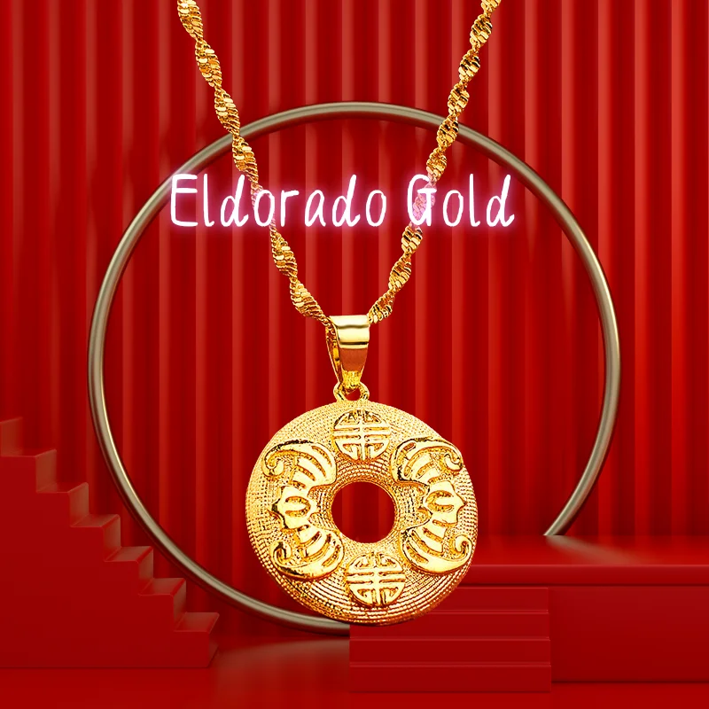 2025 Lover's giftBoutique 9999 Gold Necklace Women's Clarbone Chain Race Style 24k Real Gold Peace Buckle Pendant Gift Fashion J
2025 Lover's giftBoutique 9999 Gold Necklace Women's Clarbone Chain Race Style 24k Real Gold Peace Buckle Pendant Gift Fashion J