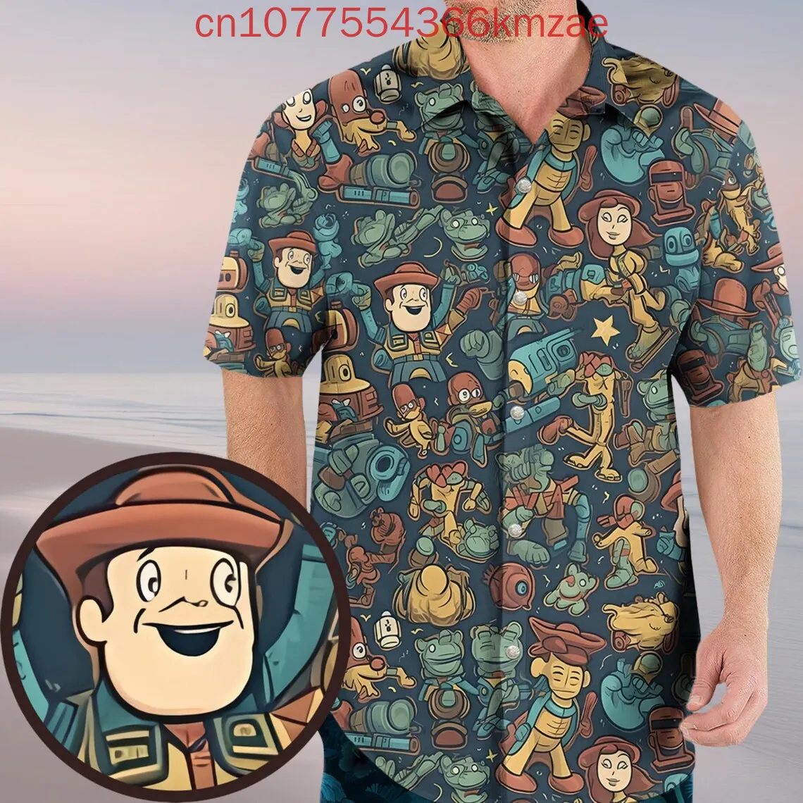 Summer New Hawaiian Men Shirts 3D Print Cartoon Toy Story Printing Short Sleeve Shirt Hip Hop Summer Button Shirts For Men
Summer New Hawaiian Men Shirts 3D Print Cartoon Toy Story Printing Short Sleeve Shirt Hip Hop Summer Button Shirts For Men