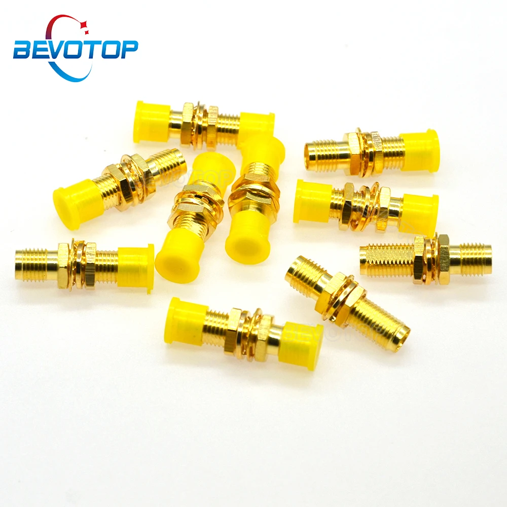 10Pcs/Lot SMA Female to SMA Female Straight RF Coaxial Connector SMA Jack Bulkhead Panel Mount Gasket O-Ring Adapter BEVOTOP
10Pcs/Lot SMA Female to SMA Female Straight RF Coaxial Connector SMA Jack Bulkhead Panel Mount Gasket O-Ring Adapter BEVOTOP
