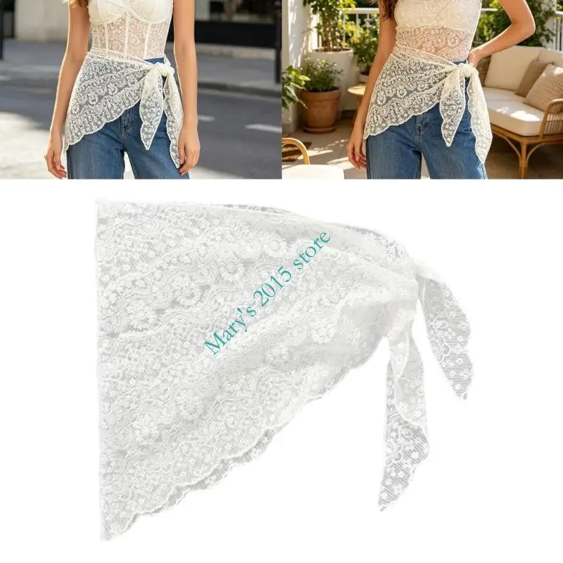 Stylish Floral Lace Layered Short Wrap Skirt Irregular Apron Skirt Tie Up Hip Scarf Overskirt Shirt Extender for Womens Girls
Stylish Floral Lace Layered Short Wrap Skirt Irregular Apron Skirt Tie Up Hip Scarf Overskirt Shirt Extender for Womens Girls