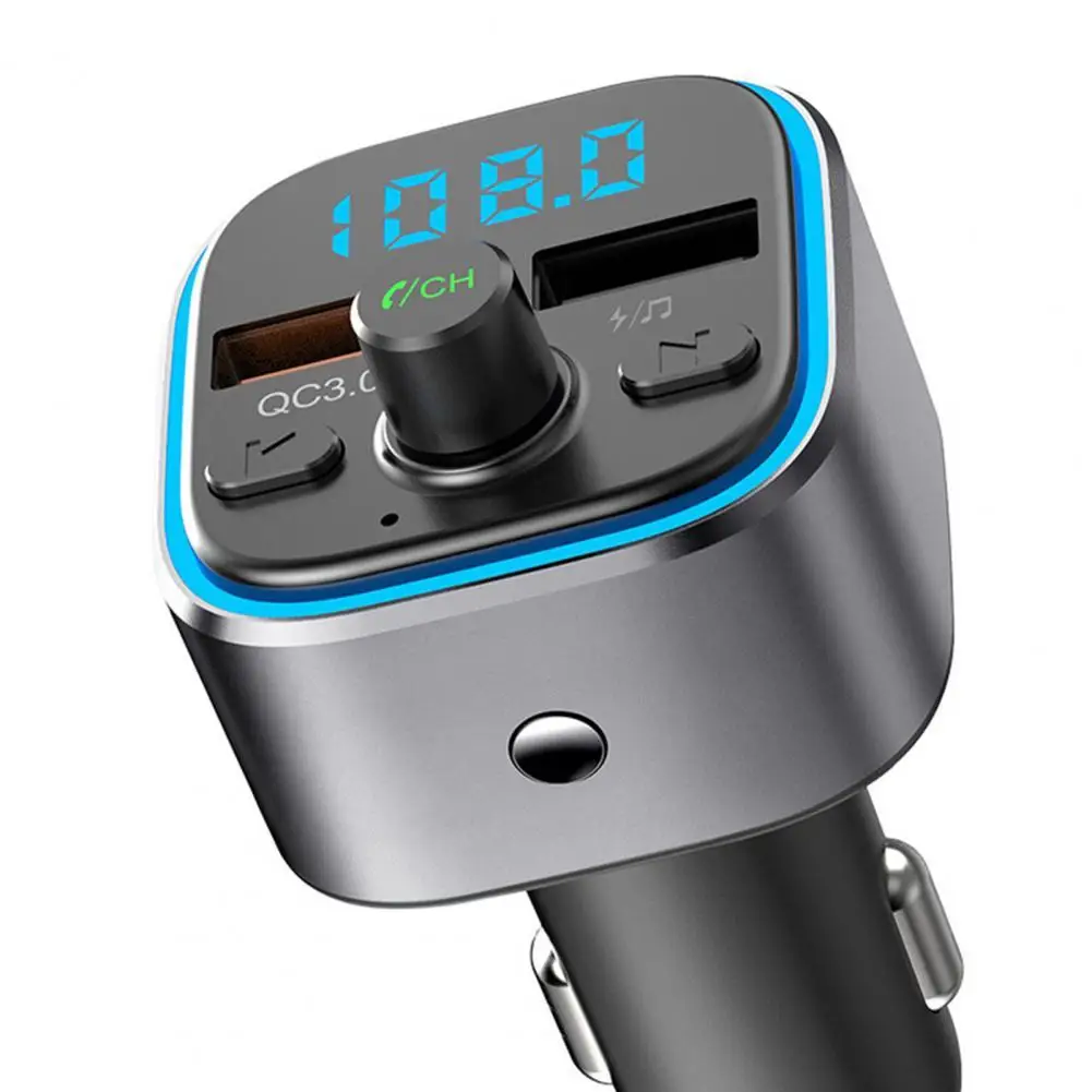 T32 Car MP3 Player Lossless QC3.0 Square FM Transmitter Bluetooth-compatible 5.0 Charger with Ambient Light for Auto
T32 Car MP3 Player Lossless QC3.0 Square FM Transmitter Bluetooth-compatible 5.0 Charger with Ambient Light for Auto
