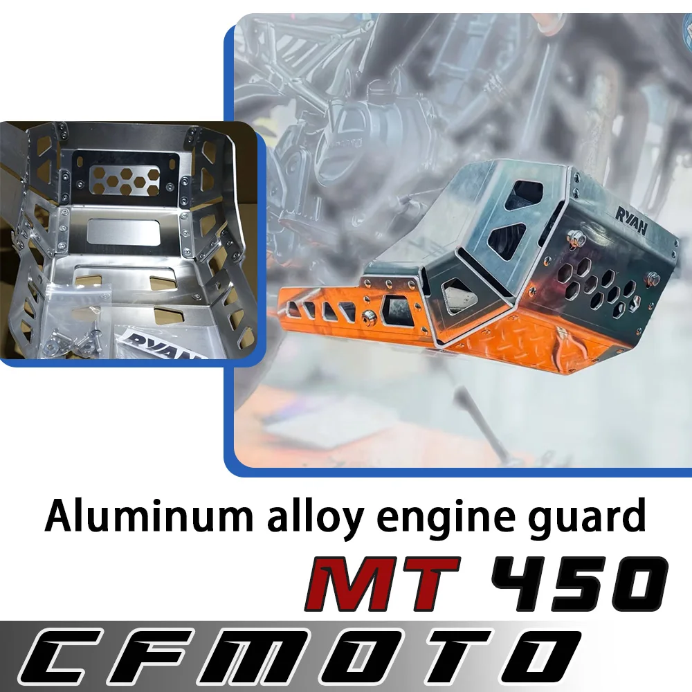 Motorcycle modified custom aluminum alloy engine guard for CFMOTO 450MT MT450 450mt
Motorcycle modified custom aluminum alloy engine guard for CFMOTO 450MT MT450 450mt