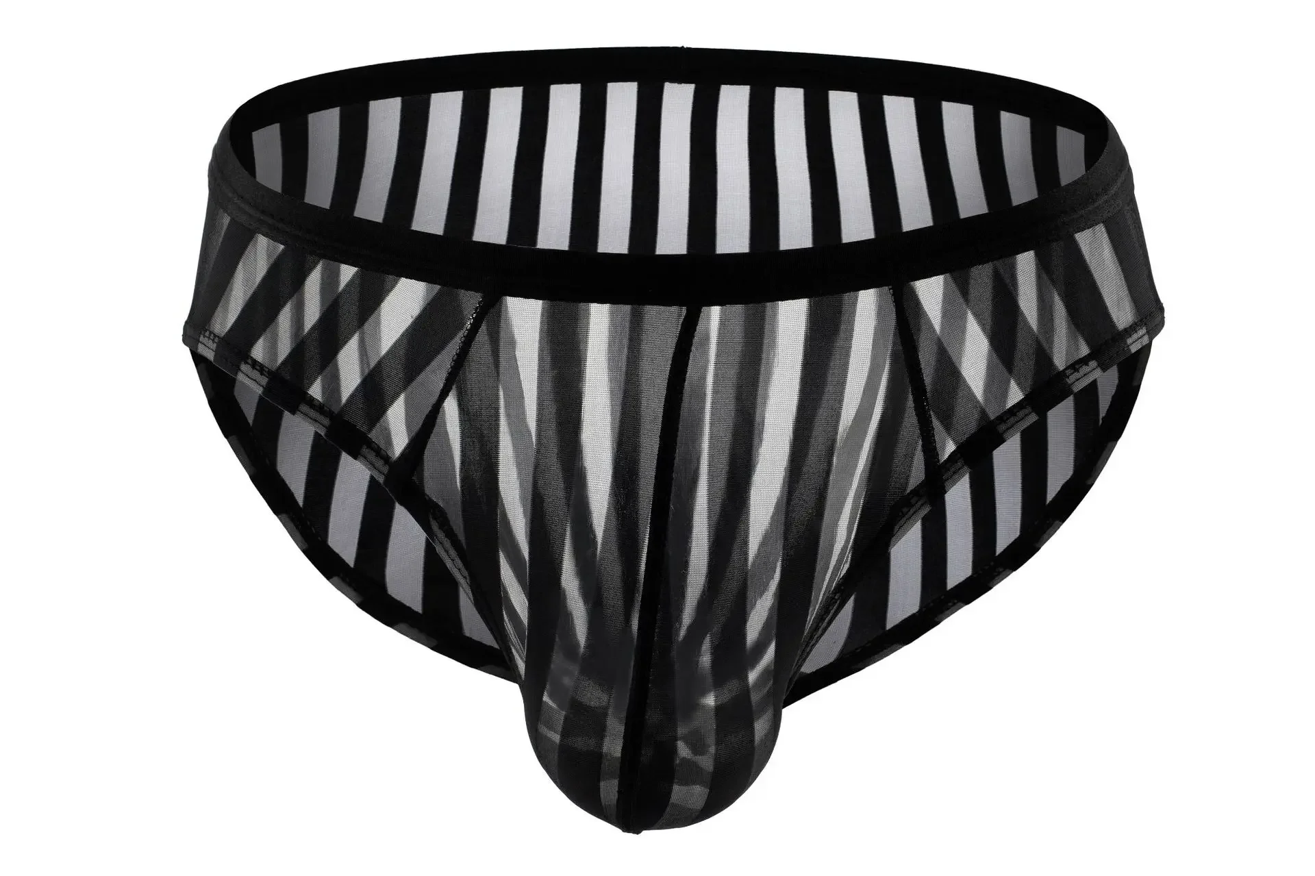 Men's Underwear Gay Sexy Transparent Mesh Underpants Ultra-Thin Stripes Panties Erotic Transparent Low-rise U Convex Pouch Brief
Men's Underwear Gay Sexy Transparent Mesh Underpants Ultra-Thin Stripes Panties Erotic Transparent Low-rise U Convex Pouch Brief