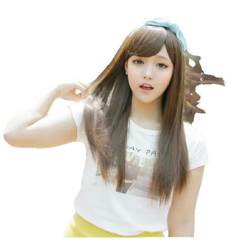 Fei-Show Synthetic Lady's Heat Resistant Long Straight Hair Costume Cos-play Halloween Salon Party Inclined Bangs Women Wigs
Fei-Show Synthetic Lady's Heat Resistant Long Straight Hair Costume Cos-play Halloween Salon Party Inclined Bangs Women Wigs