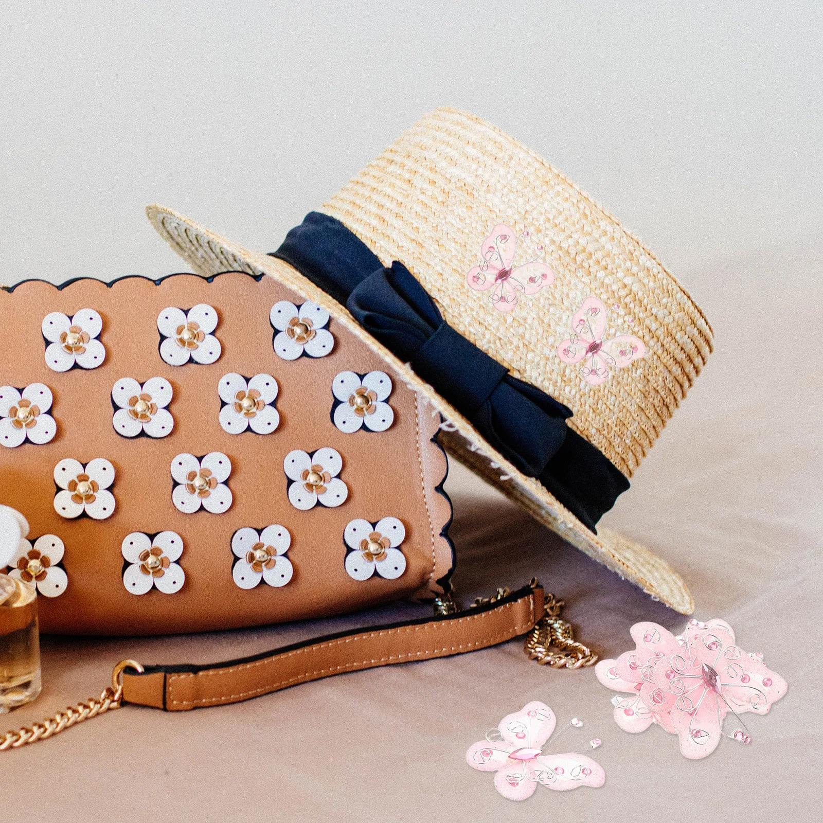 24Pcs Simulated Silk Mesh Butterflies Rhinestone Hair Clips for Women Wedding Party Table Decorations Elegant Lightweight
24Pcs Simulated Silk Mesh Butterflies Rhinestone Hair Clips for Women Wedding Party Table Decorations Elegant Lightweight