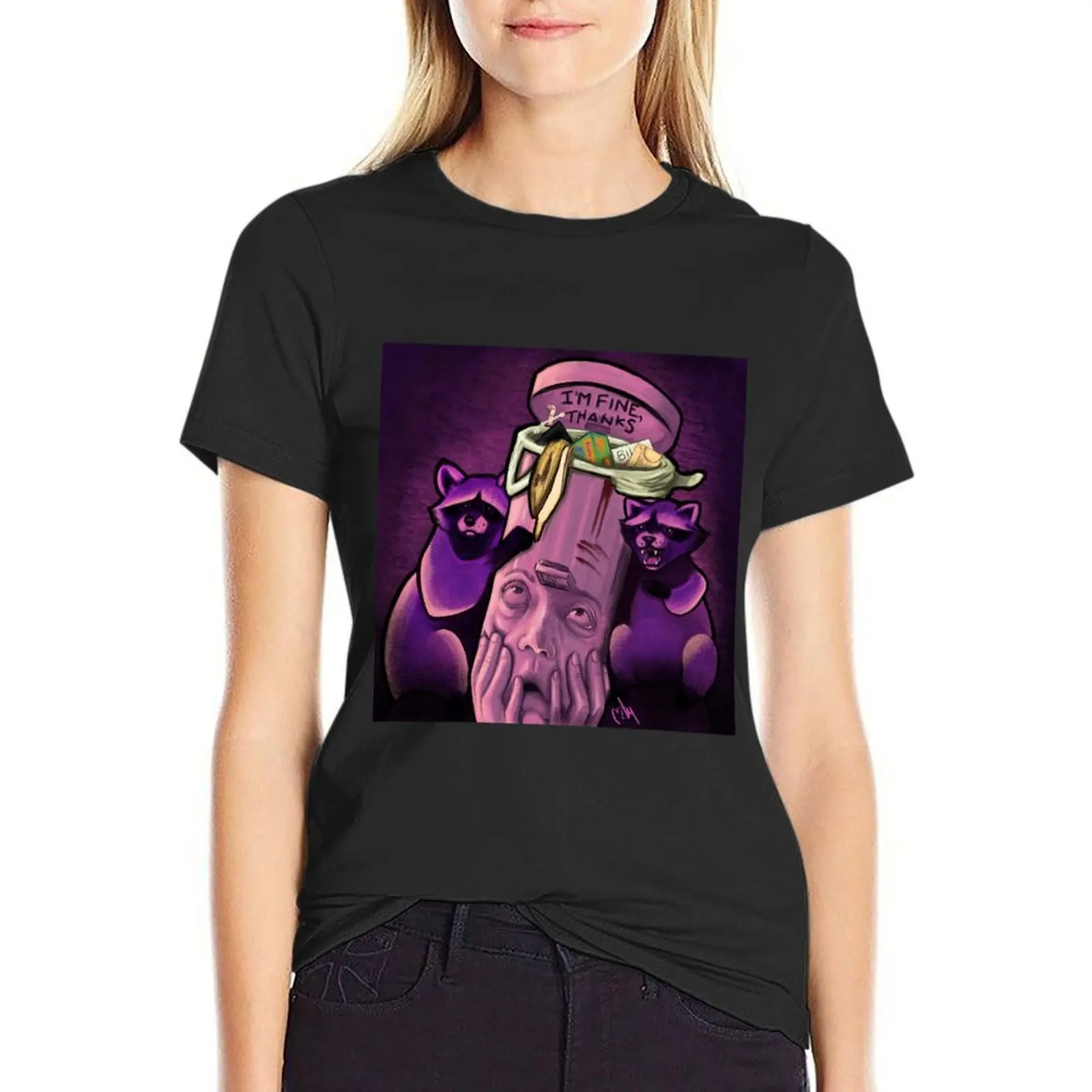 The Raccoons say I’m fine. T-Shirt plus sizes summer clothes lady clothes sweat designer clothes Women luxury
The Raccoons say I’m fine. T-Shirt plus sizes summer clothes lady clothes sweat designer clothes Women luxury