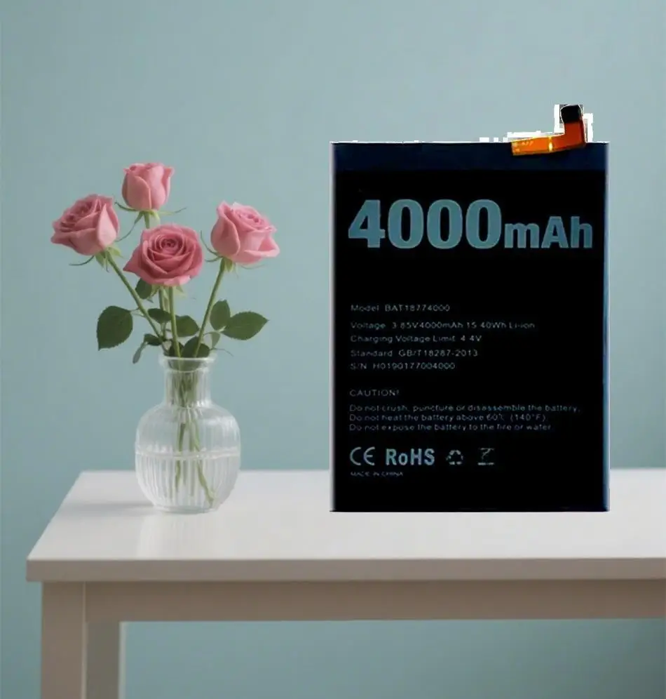4000Mah Mobile Phone Battery BAT18774000 For Doogee Y8 Plus Y8plus Environmentally Friendly
4000Mah Mobile Phone Battery BAT18774000 For Doogee Y8 Plus Y8plus Environmentally Friendly