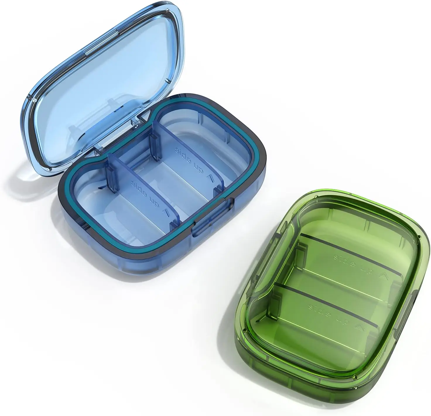 2 Pack 3 Compartment Moisture Proof Travel Pill Box, Portable Medicine Organizer for Daily Use and Outdoor Activities
2 Pack 3 Compartment Moisture Proof Travel Pill Box, Portable Medicine Organizer for Daily Use and Outdoor Activities