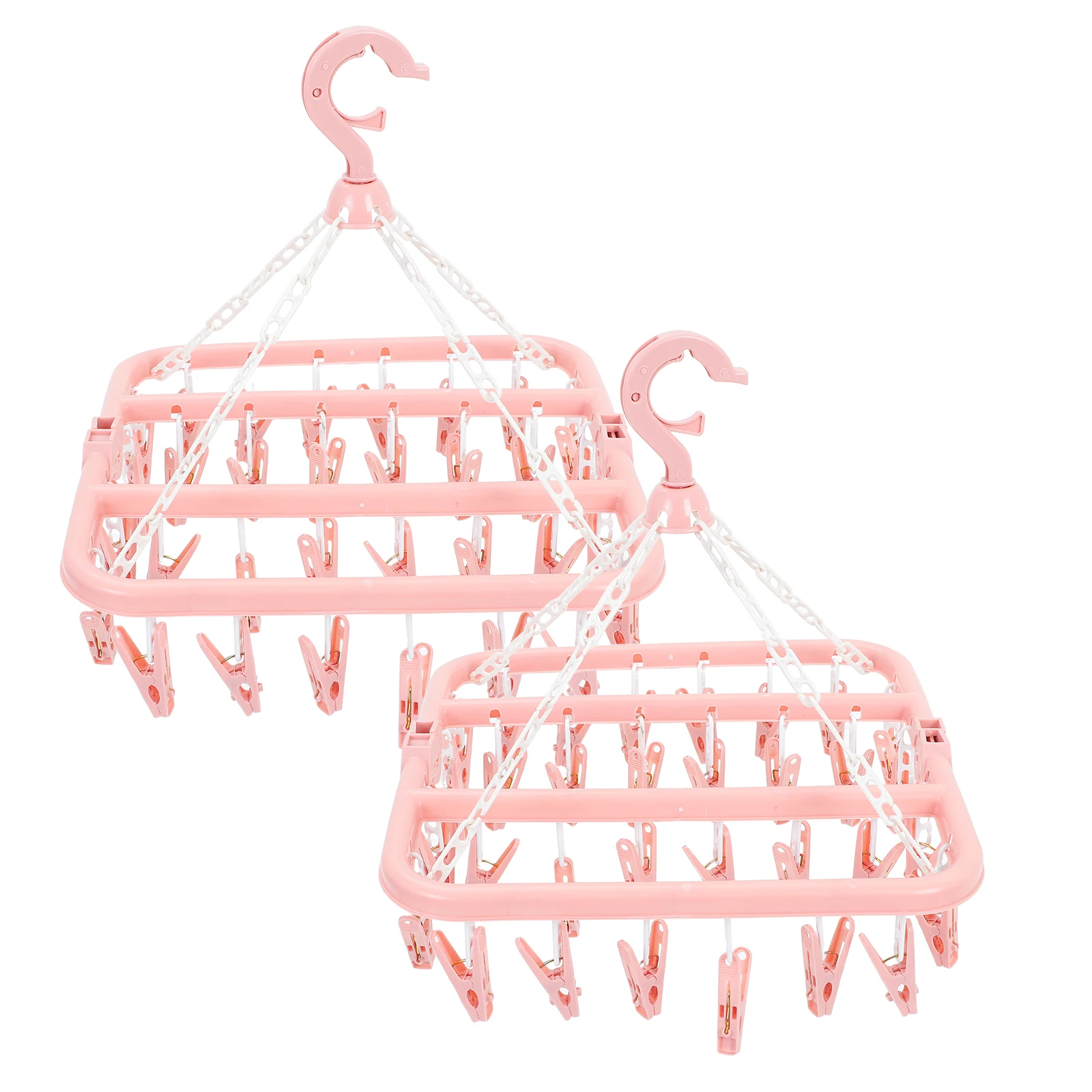 2pcs Drying Rack Clothes Hanger 32 Clips for Socks Coat Clothing Foldable Storage Laundry Accessories
2pcs Drying Rack Clothes Hanger 32 Clips for Socks Coat Clothing Foldable Storage Laundry Accessories
