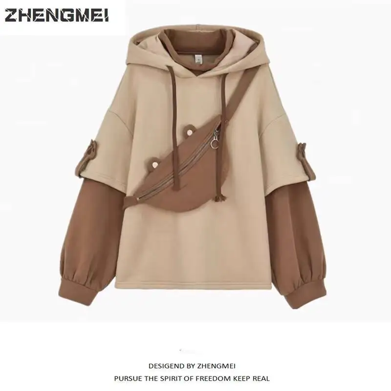 2025 New Spring Autumn Winter Hoodie for Women Fake Two Piece Niche Design Cute Soft Girl Trendy Top
2025 New Spring Autumn Winter Hoodie for Women Fake Two Piece Niche Design Cute Soft Girl Trendy Top