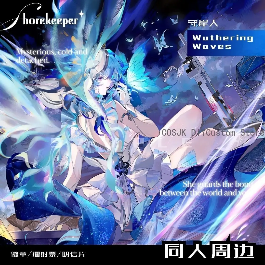 Аниме Wuthering Waves The Shorekeeper Light Wing Laser Ticket Значок Эмблема Открытка Коллекционная карточка Брошь Закладка Подарок для фанатов
Аниме Wuthering Waves The Shorekeeper Light Wing Laser Ticket Значок Эмблема Открытка Коллекционная карточка Брошь Закладка Подарок для фанатов