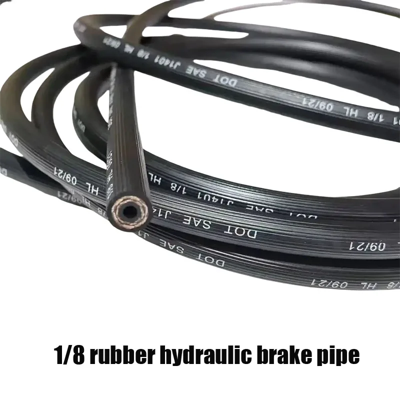 Automotive Motorcycles Hydraulic Rubber Brake Hose Pipe 1/8 Black Cars Tractors 3 glue and 2 wires Rubber Brake Clutch Oil Pipe
Automotive Motorcycles Hydraulic Rubber Brake Hose Pipe 1/8 Black Cars Tractors 3 glue and 2 wires Rubber Brake Clutch Oil Pipe