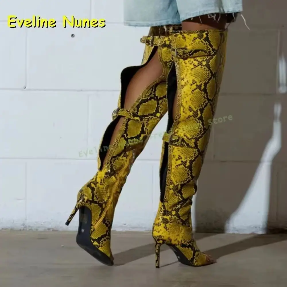 Летние вечерние туфли 2026: Золотые сапоги-гладиаторы с эффектом змеиной кожи, сексуальные, с открытым носком, на шпильке, с вырезами и ремешками с пряжками, женские модные высокие сапоги до колена
Летние вечерние туфли 2026: Золотые сапоги-гладиаторы с эффектом змеиной кожи, сексуальные, с открытым носком, на шпильке, с вырезами и ремешками с пряжками, женские модные высокие сапоги до колена