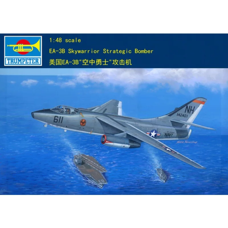 Комплект пластиковой собранной модели самолета Trumpeter 02871 EA-3B Skywarrior 1/48
Комплект пластиковой собранной модели самолета Trumpeter 02871 EA-3B Skywarrior 1/48