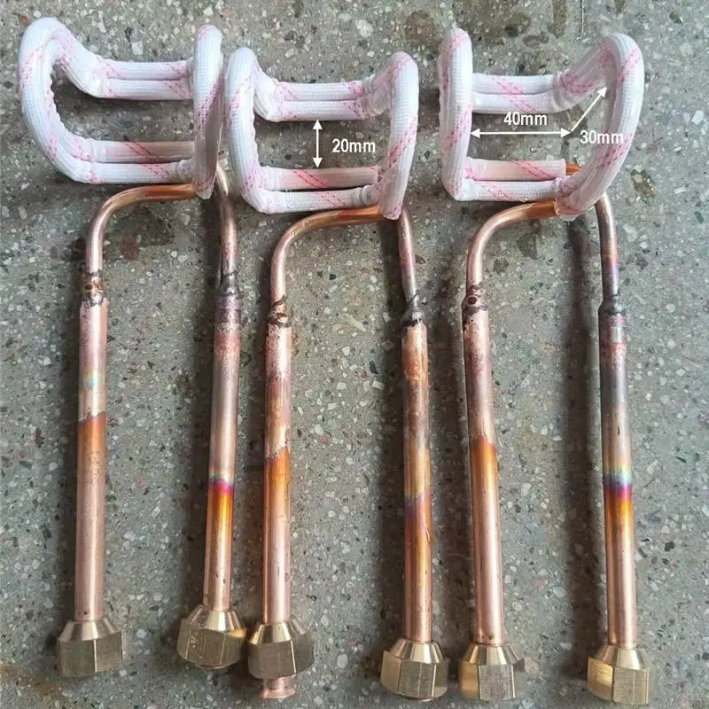 Open U Shaped Copper Induction Heating Coil for Copper Tube Saw Blade Metal Pipe Welding Brazing Tool for Metalworking
Open U Shaped Copper Induction Heating Coil for Copper Tube Saw Blade Metal Pipe Welding Brazing Tool for Metalworking