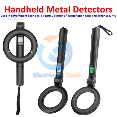 Detectores de Metales portátiles profesionales DM3005A/DM3005B pantalla LCD verde/azul escáner de metales inspección de seguridad Pinpointer alarma
