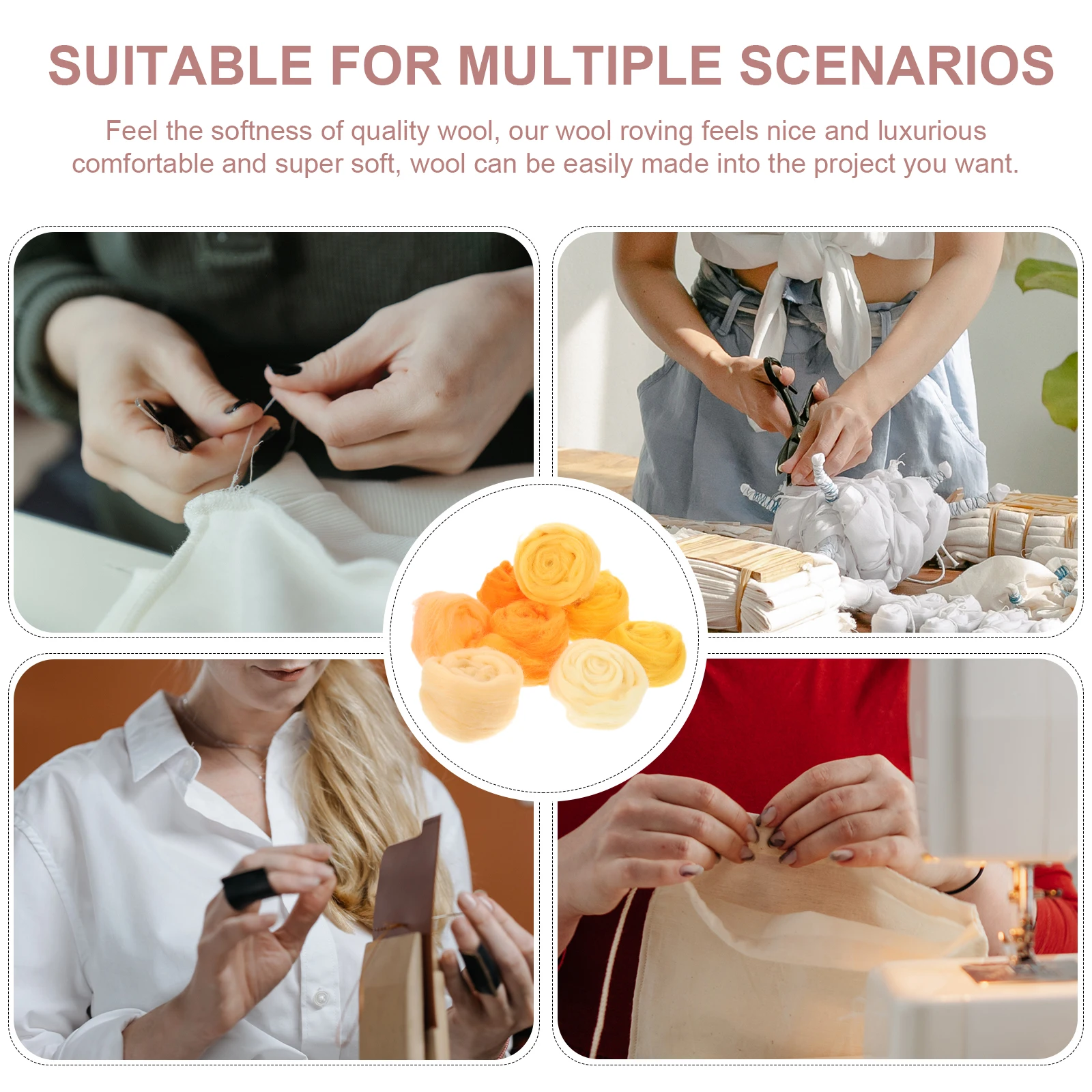 8 Bags Wool Felting Material Soft Luxurious Needle Felting DIY Crafts Kit Children Supplies DIY Craft Wool Needlework Supplies
8 Bags Wool Felting Material Soft Luxurious Needle Felting DIY Crafts Kit Children Supplies DIY Craft Wool Needlework Supplies