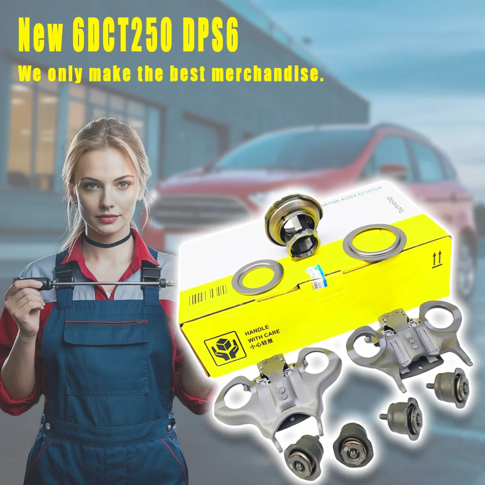 New 6DCT250 DPS6 Transmission Clutch Shift Fork Power Shift Release Fork Bearing Kit for Ford Focus Fiesta Ecosport
New 6DCT250 DPS6 Transmission Clutch Shift Fork Power Shift Release Fork Bearing Kit for Ford Focus Fiesta Ecosport