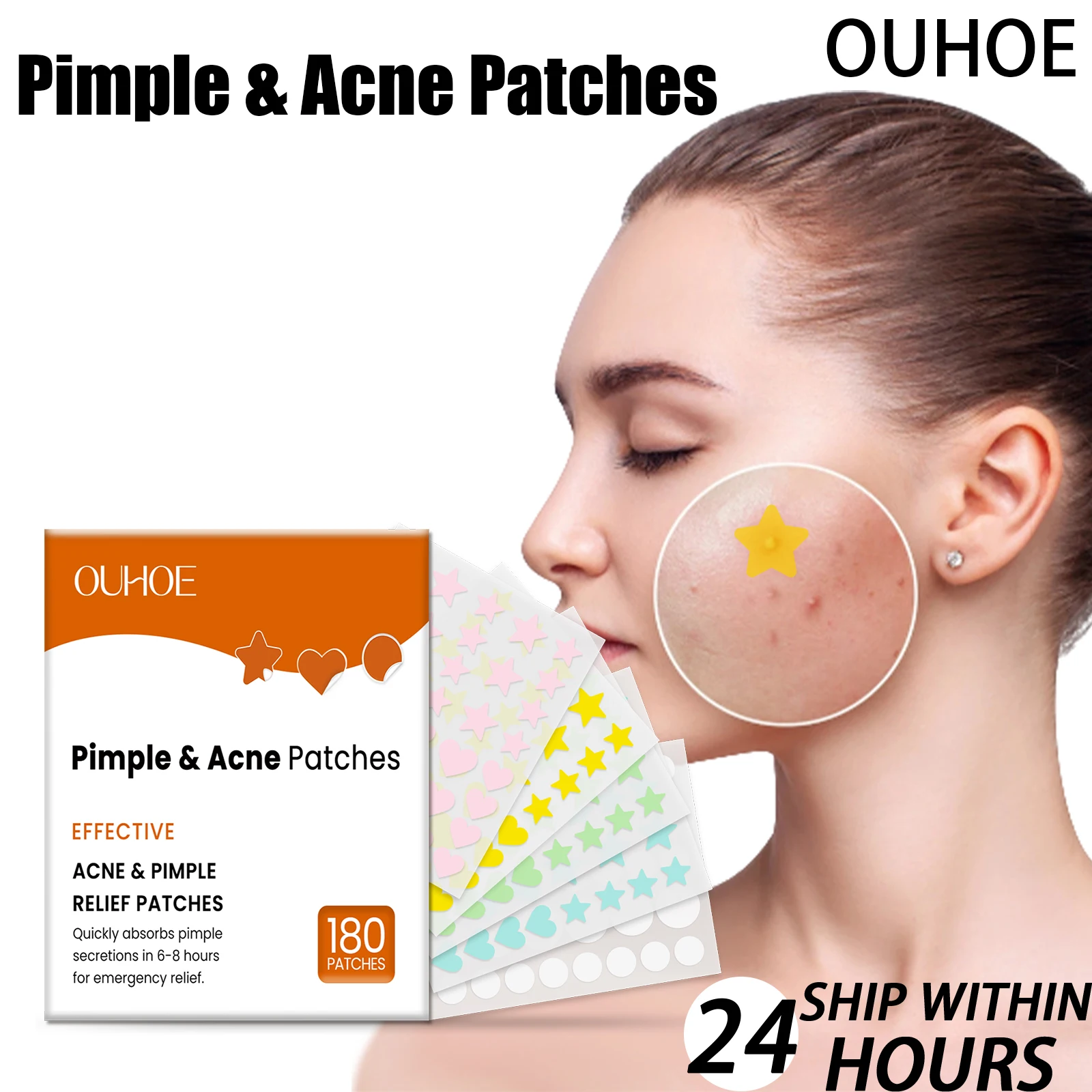 OUHOE гидроколлоидные пластыри от прыщей, 72 шт., контроль масла с гиалуроновой кислотой, пластырь от прыщей, невидимое пятно, уход за лицом
OUHOE гидроколлоидные пластыри от прыщей, 72 шт., контроль масла с гиалуроновой кислотой, пластырь от прыщей, невидимое пятно, уход за лицом