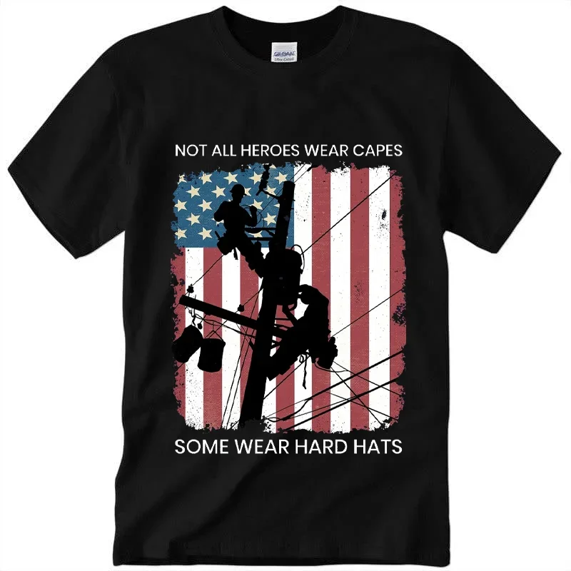 American Flag Electric Cable Lineman Gift Vintage T-Shirt 100% Cotton O-Neck Summer Short Sleeve Casual Mens T-shirt Size S-3XL
American Flag Electric Cable Lineman Gift Vintage T-Shirt 100% Cotton O-Neck Summer Short Sleeve Casual Mens T-shirt Size S-3XL