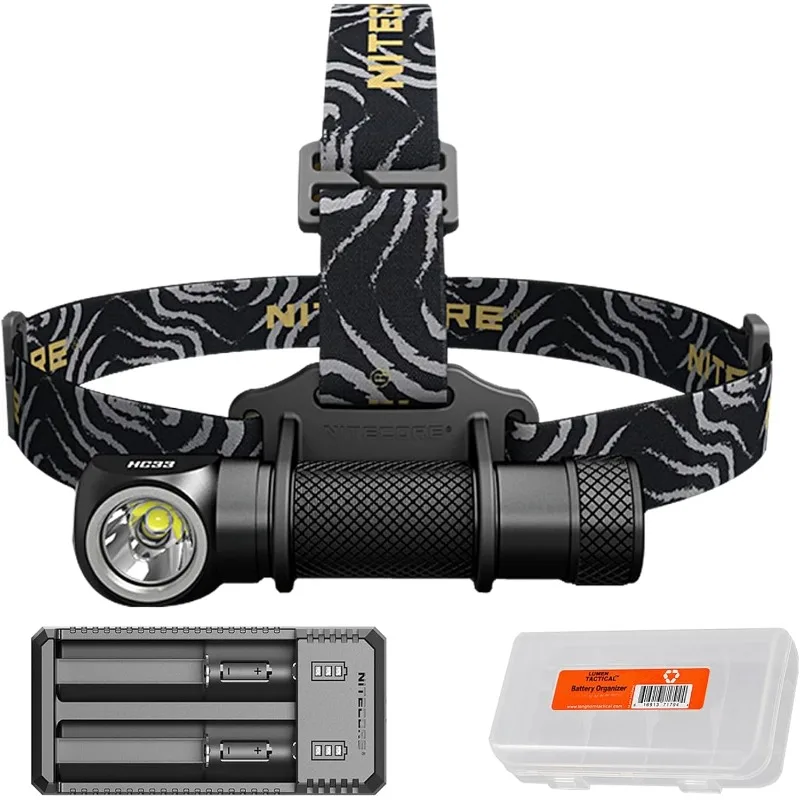 Nitecore HC33 1800 люмен Универсальный L-образный светодиодный налобный фонарь с 2-канальным USB-умным зарядным устройством
Nitecore HC33 1800 люмен Универсальный L-образный светодиодный налобный фонарь с 2-канальным USB-умным зарядным устройством