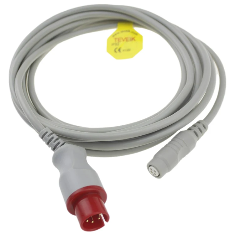 Custom High-Quality IBP Cable & Adapter - 4 Pin/6 Pin for Mindray/BBraun | Teveik Medical Consumables
Custom High-Quality IBP Cable & Adapter - 4 Pin/6 Pin for Mindray/BBraun | Teveik Medical Consumables