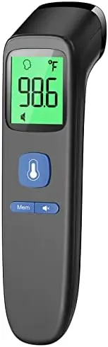 No-Touch Baby Thermometer with Fever Alarm – 1-Second Fast Read, 2-in-1 for Adults & Kids
No-Touch Baby Thermometer with Fever Alarm – 1-Second Fast Read, 2-in-1 for Adults & Kids