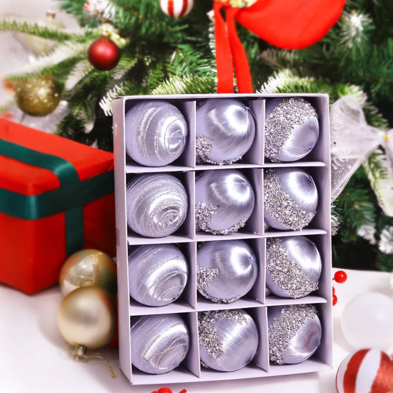 12pcs/set Christmas Decoration Silk Balls Christmas Ornaments Christmas Tree Decoration Colorful Balls Create An Atmosphere Gift
12pcs/set Christmas Decoration Silk Balls Christmas Ornaments Christmas Tree Decoration Colorful Balls Create An Atmosphere Gift