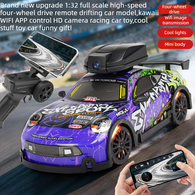 Cool Stuff Toy Car Funny Gift-1:32 High-speed 4WD Mini Rc Drift Car,Remote Control Car,WIFI APP HD Camera Rc Cars,Toys for Boys
Cool Stuff Toy Car Funny Gift-1:32 High-speed 4WD Mini Rc Drift Car,Remote Control Car,WIFI APP HD Camera Rc Cars,Toys for Boys