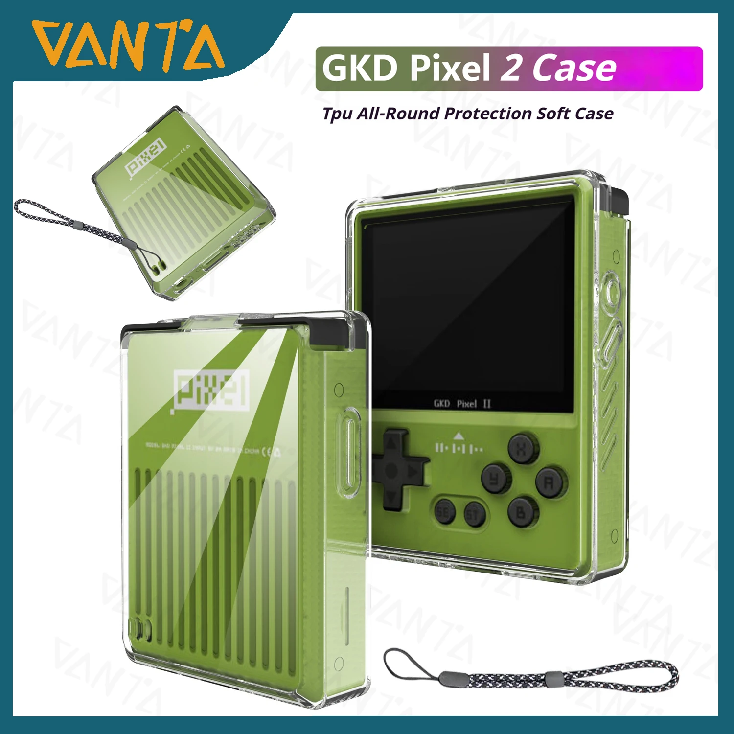 For GKD Pixel 2 Case Game Kiddy TPU Clear Protective Soft Case Lanyard Anti-Drop Shockproof Thin Protective Ultra Thin Cover
For GKD Pixel 2 Case Game Kiddy TPU Clear Protective Soft Case Lanyard Anti-Drop Shockproof Thin Protective Ultra Thin Cover