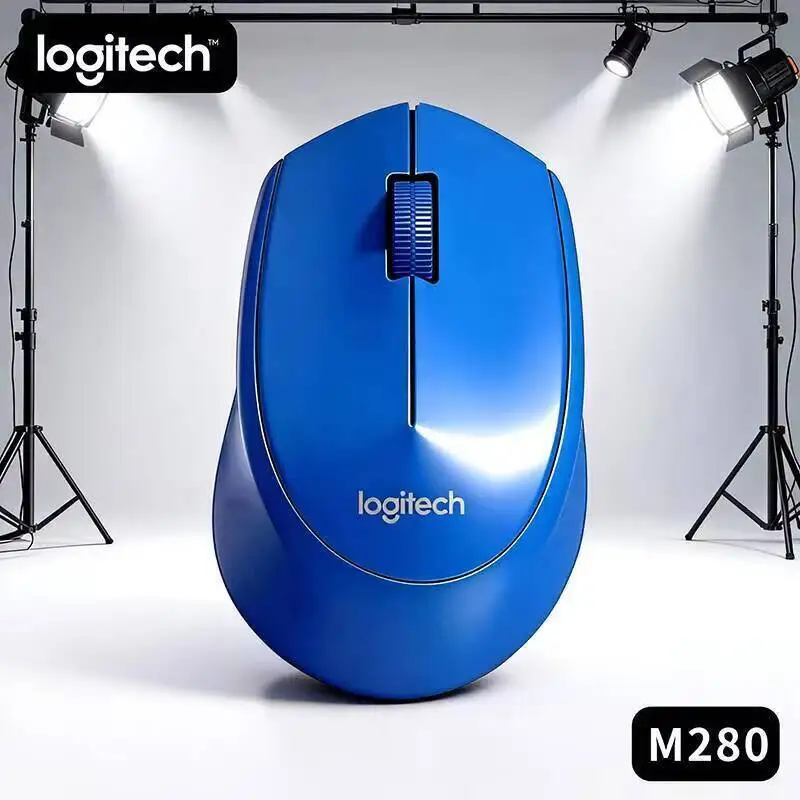 Logitech M280 Wireless Mouse Thin Portable 10m Range 1000 DPI Precise Tracking Extended 18-Month Battery
