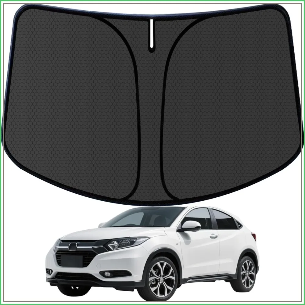 HRV Windshield Sun Shade for Honda HR-V 2016-2022, 1:1 Custom Fit, Blocks UV Rays, Keeps Car Cooler
HRV Windshield Sun Shade for Honda HR-V 2016-2022, 1:1 Custom Fit, Blocks UV Rays, Keeps Car Cooler