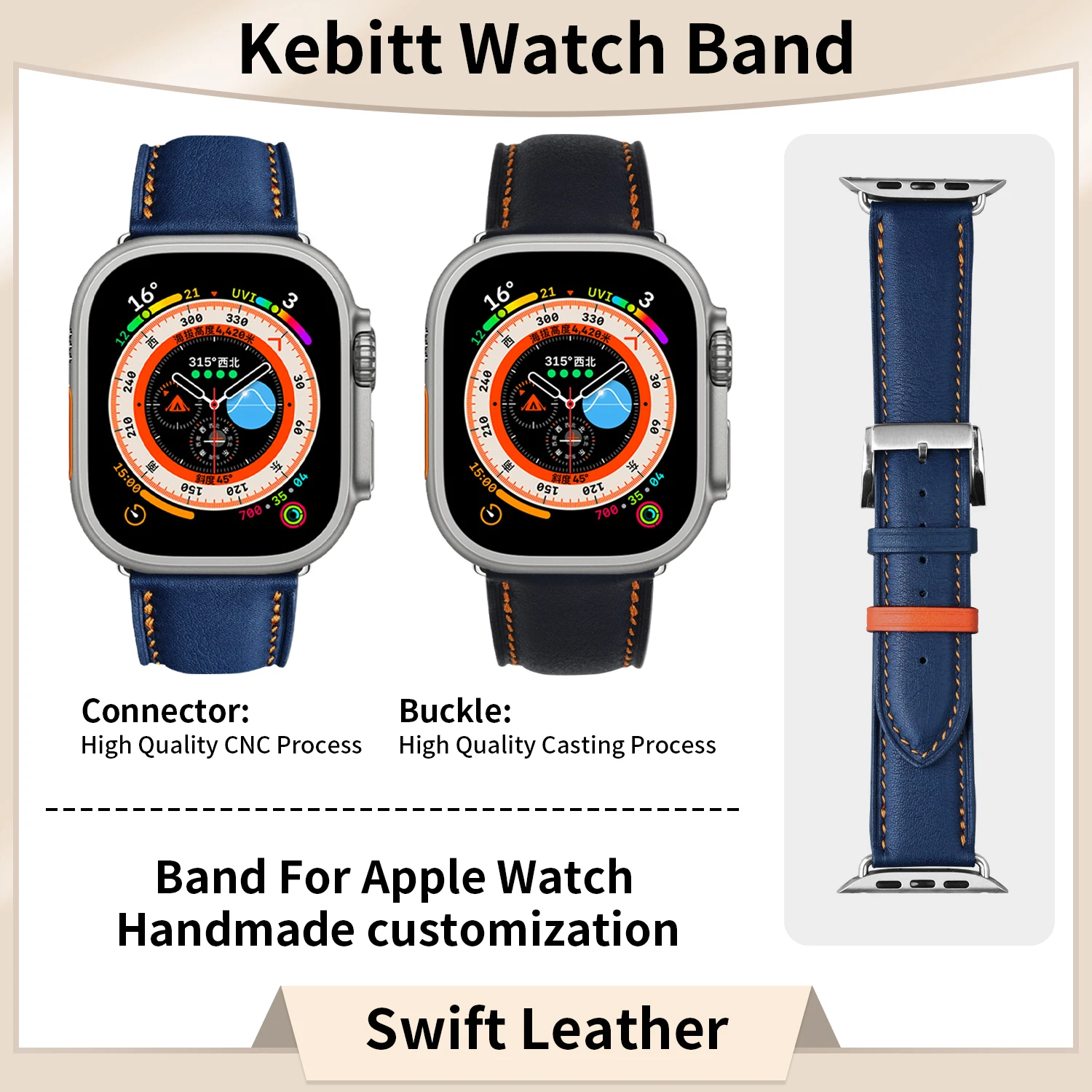 Кожаный ремешок Kebitt Single Tour для Iwatch, высокое качество, совместим с Apple Watch Ultra 1 2 3 4 5 6 7 8 9 10 42 мм 46 мм 49 мм
Кожаный ремешок Kebitt Single Tour для Iwatch, высокое качество, совместим с Apple Watch Ultra 1 2 3 4 5 6 7 8 9 10 42 мм 46 мм 49 мм