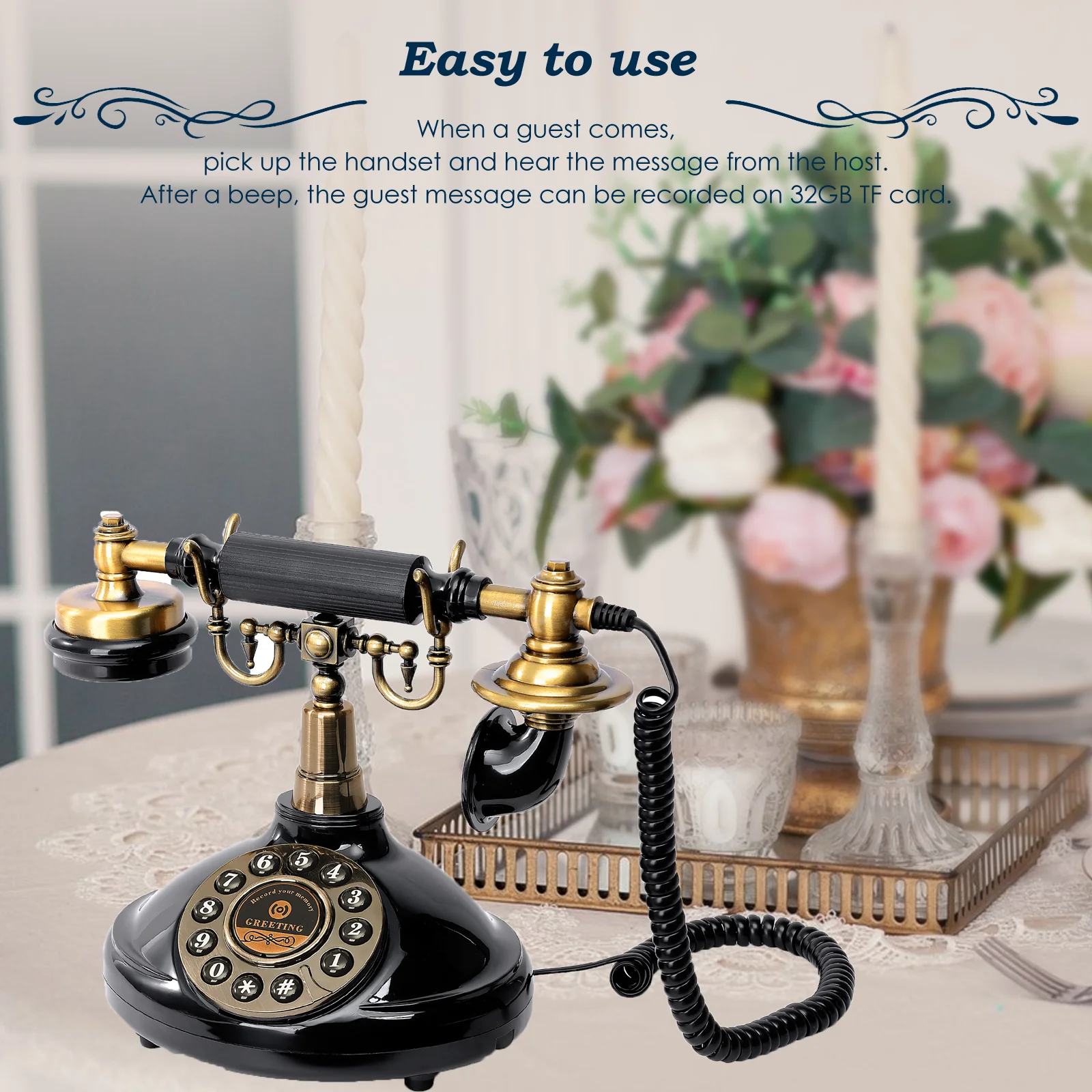 Vintage Audio Guestbook Wedding Phone Audio Message Voicemail for Graduation Retirement Party Birthdays Baby Shower
Vintage Audio Guestbook Wedding Phone Audio Message Voicemail for Graduation Retirement Party Birthdays Baby Shower
