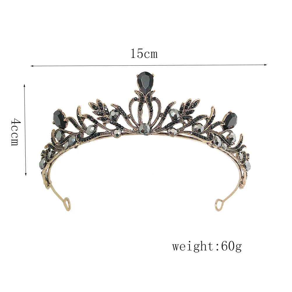 1Pcs Retro Alloy Crown Hairband Black Vintage Wedding Birthday Bridal Headdress Elegant Party Accessory Bride Crown
1Pcs Retro Alloy Crown Hairband Black Vintage Wedding Birthday Bridal Headdress Elegant Party Accessory Bride Crown