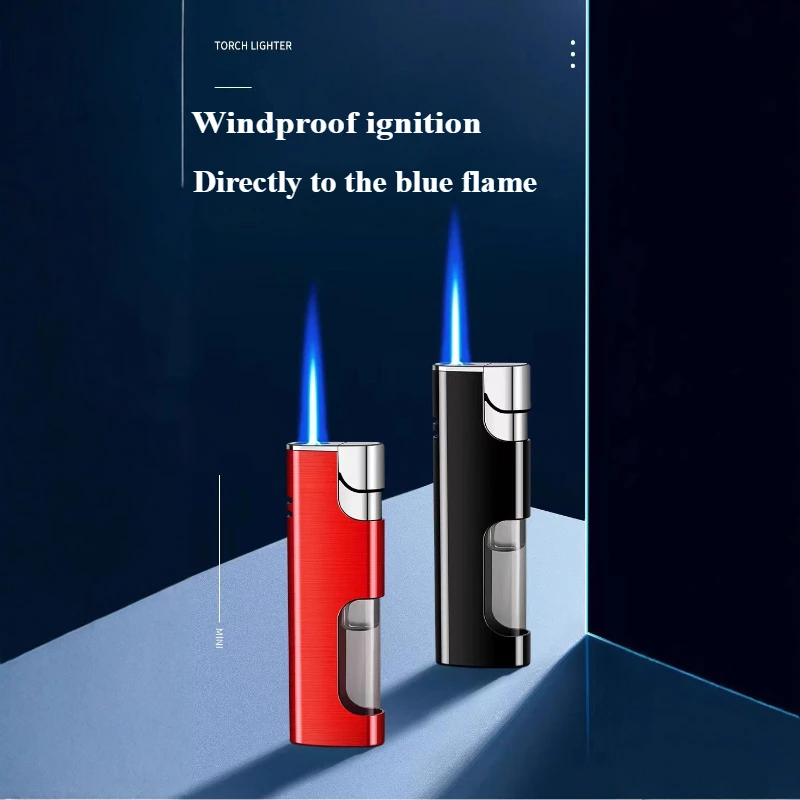 Small Long Strips Straight To The Blue Flame Lighter, Straight To The Windproof Electronic Ignition Metal,lighters for smokers
Small Long Strips Straight To The Blue Flame Lighter, Straight To The Windproof Electronic Ignition Metal,lighters for smokers