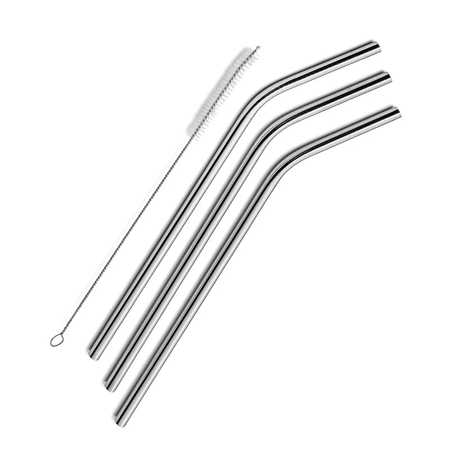 Trending 3 Pcs reusable Stainless Steel Metal Drinking Straw Reusable Straws + 1 Cleaner Brush Kit
Trending 3 Pcs reusable Stainless Steel Metal Drinking Straw Reusable Straws + 1 Cleaner Brush Kit