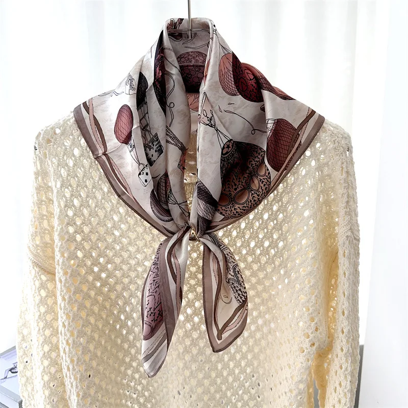 Soft Satin Scarf 65CM Luxury Square Bandanas Women Clothing Head Accessories Lover Christmas Gift
Soft Satin Scarf 65CM Luxury Square Bandanas Women Clothing Head Accessories Lover Christmas Gift