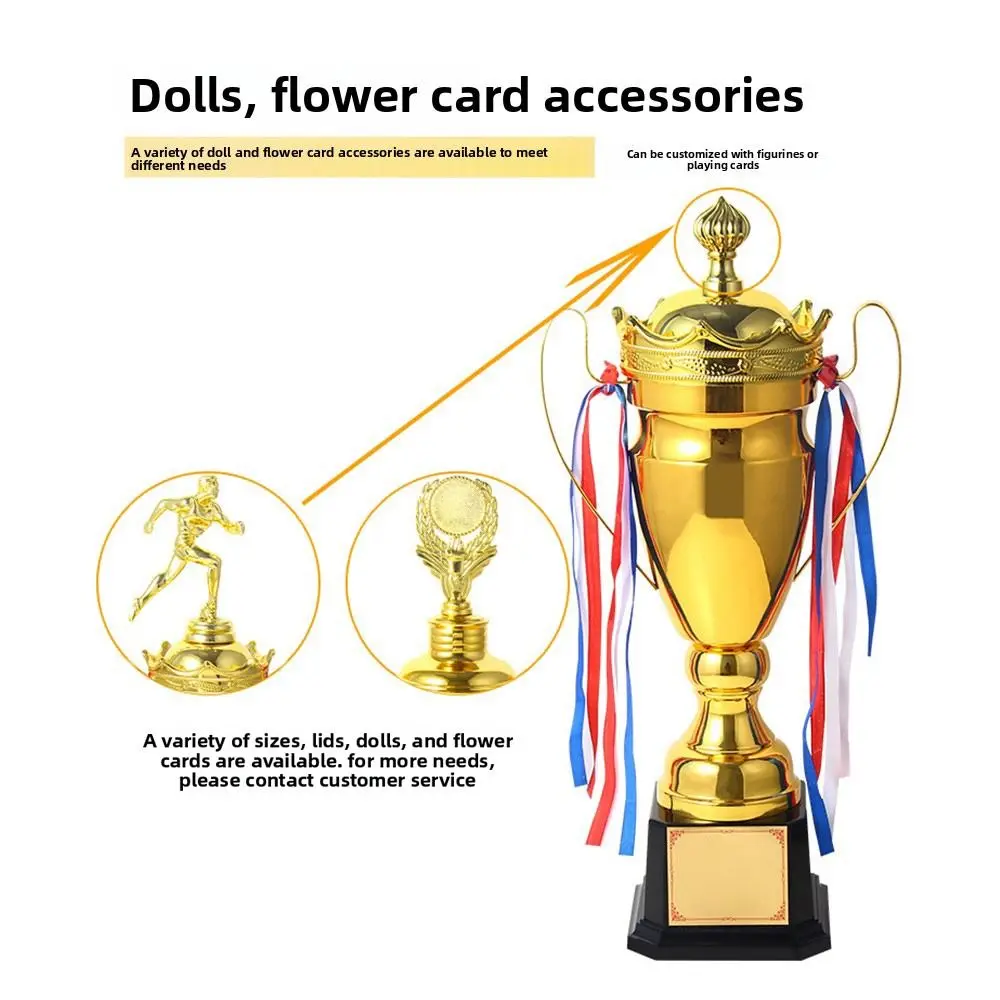 Winner Metal Material Trophy Cup Small Size With Lid Competition Cup Gold Color Crown Design Championship Cup Football Soccer
Winner Metal Material Trophy Cup Small Size With Lid Competition Cup Gold Color Crown Design Championship Cup Football Soccer
