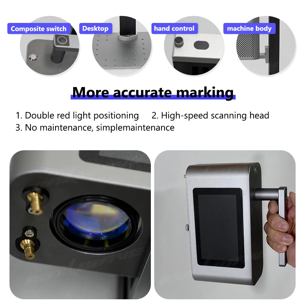 Portable laser marking machine Handheld Fiber Laser Marking Machine Light Weight 2W Mini Portable Price For Metal Plastic Pen
Portable laser marking machine Handheld Fiber Laser Marking Machine Light Weight 2W Mini Portable Price For Metal Plastic Pen
